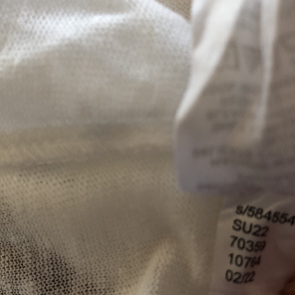 Ann‎ Taylor Cut Out 100% Linen Tee White Sz L - NWT - Picture 7 of 8